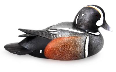 Hand Made Wood Bird Sculpture