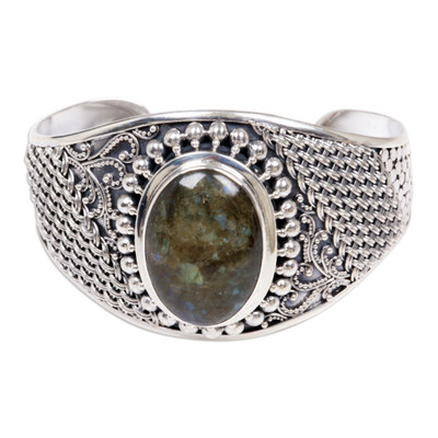 Labradorite Sterling Silver Cuff Bracelet