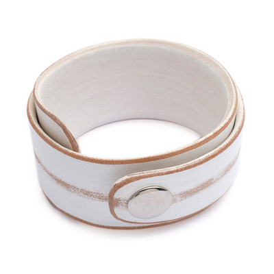 Modern Leather Wristband Bracelet