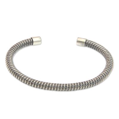 Artisan Crafted Fair Trade Jewelry Sterling Silver Bracelet