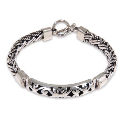 Handcrafted Sterling Silver Bracelet from Bali