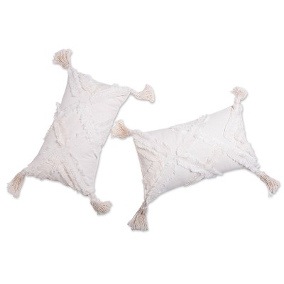 Hand Crafted Cotton Cushion Covers from Bali (Pair)