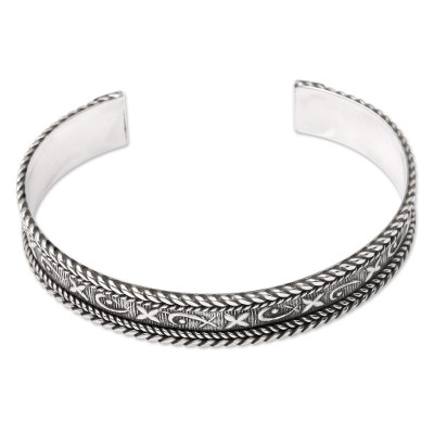 Hand Crafted Sterling Silver Cuff Bracelet