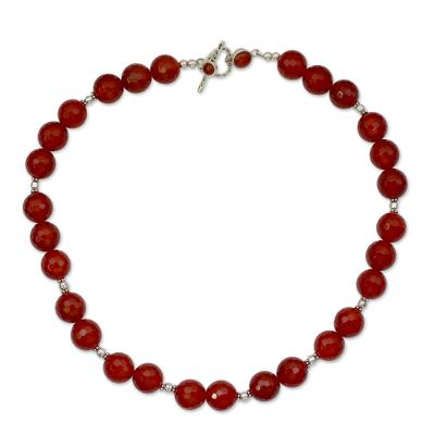 Modern Carnelian Necklace