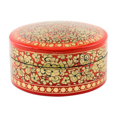 Decorative Papier Mache Box Artisan Crafted in India