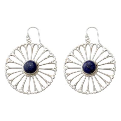 Indian Handmade Lapis Lazuli Dangle Earrings