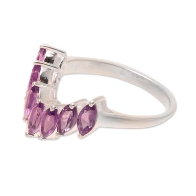 2-Carat Amethyst Band Ring from India