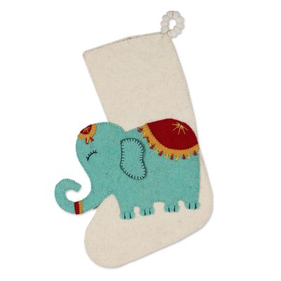 Handmade Wool Christmas Stocking