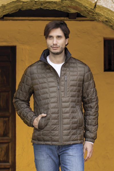 Quilted Reversible Travel Jacket for Men