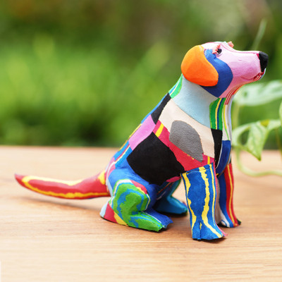 Eco-Friendly Flip-Flop Dog Sculpture