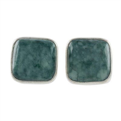 Jade Jewelry Artisan Crafted Earrings
