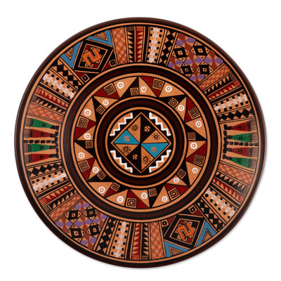 Cuzco Ceramic Decorative Plate
