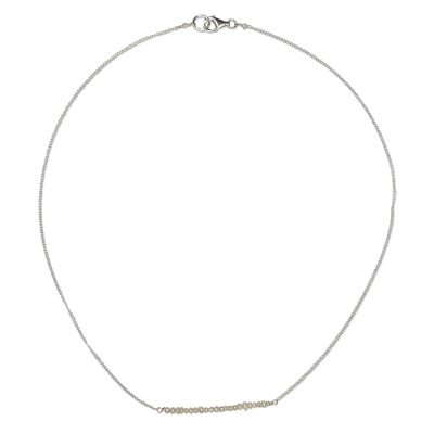 Hand Crafted Cultured Pearl and Sterling Silver Necklace
