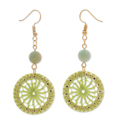Unique Crocheted Dangle Earrings