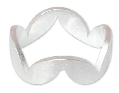 Sterling silver band ring