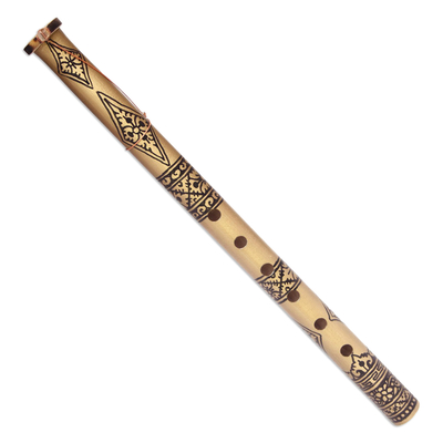 Hand Made Bamboo Wind Instrument from Indonesia