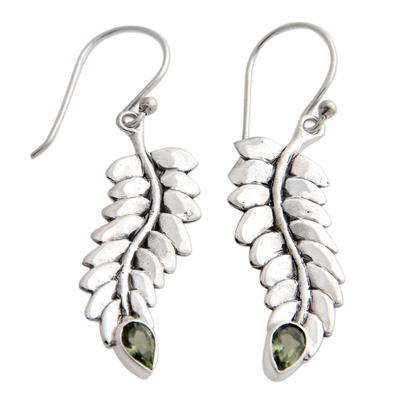 Peridot dangle earrings