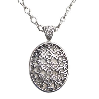 Sterling silver pendant necklace