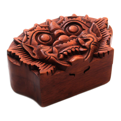 Bhoma Suar Wood Puzzle Box from Bali