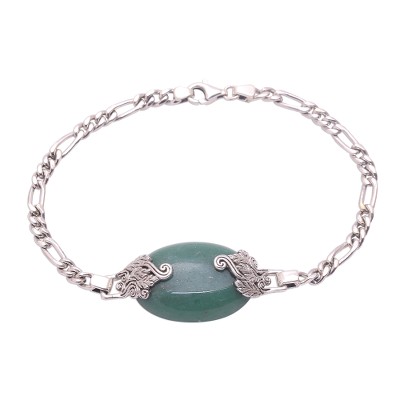 Aventurine Pendant Bracelet from Bali