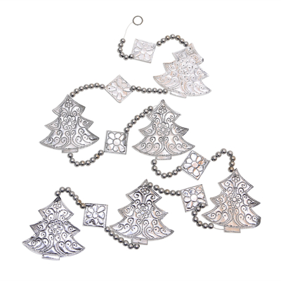 Aluminum Christmas Tree Ornament Garlands (Set of 3)