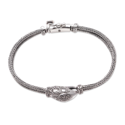 Sterling Silver Eagle Pendant Bracelet from Bali