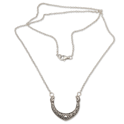 Sterling Silver Pendant Necklace from Bali