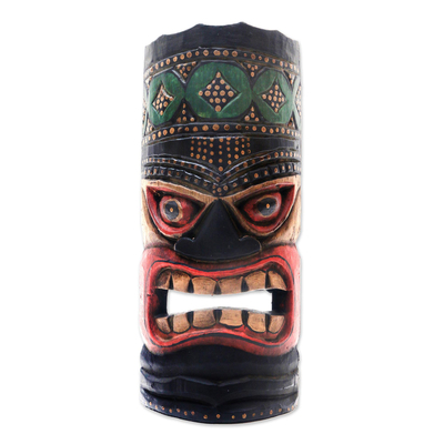 Papua Style Hand Carved Wood Mask