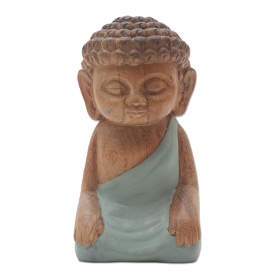 Hand Carved Small Buddha Statuette