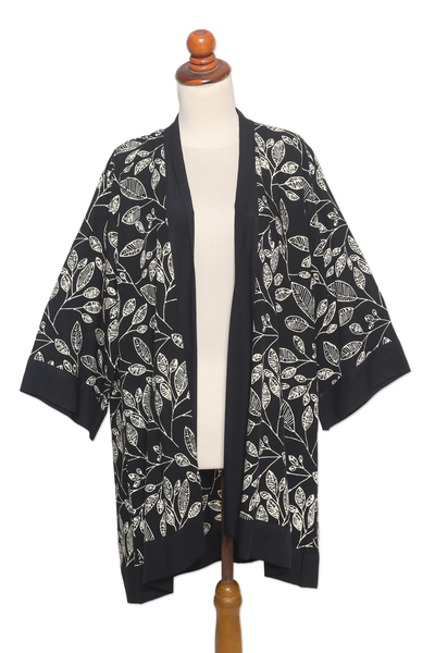 Hand Made Batik Rayon Kimono Jacket