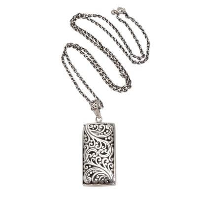 Hand Made Sterling Silver Pendant Necklace