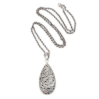 Hand Made Sterling Silver Pendant Necklace