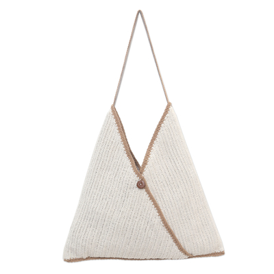 Artisan Crafted Japanese-Style Cotton Shoulder Bag