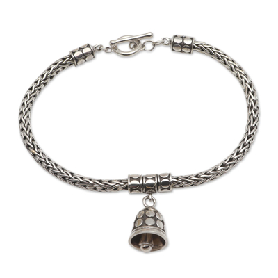 Handmade Sterling Silver Charm Bracelet from Bail