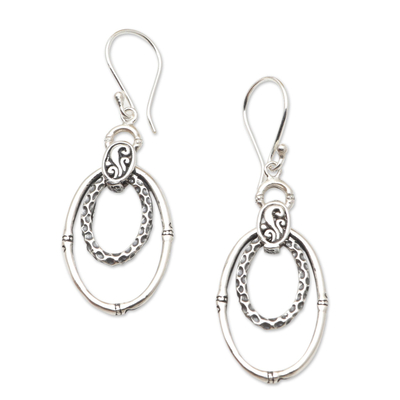 Hand Crafted Sterling Silver Dangle Earrings