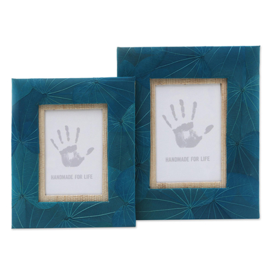Hand Crafted Natural Fiber Photo Frames (4x6 and 3x5)