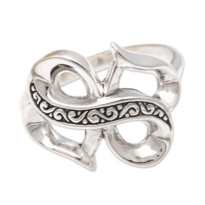Sterling Silver Infinity Cocktail Ring