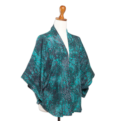 Handmade Batik Rayon Kimono Jacket