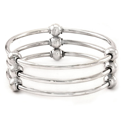 Sterling Silver Bangle Bracelet from Indonesia