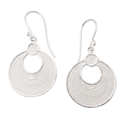 Artisan Crafted Sterling Silver Dangle Earrings