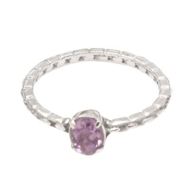Sterling Silver and Amethyst Ring