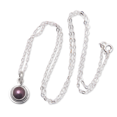 Balinese Cultured Pearl & Sterling Silver Pendant Necklace
