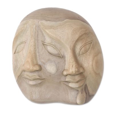 Indonesian Hibiscus Wood Mask