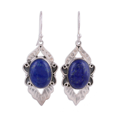 Fair Trade Sterling Silver and Lapis Lazuli Earrings
