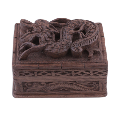 Fair Trade Wood Jewelry Box from India