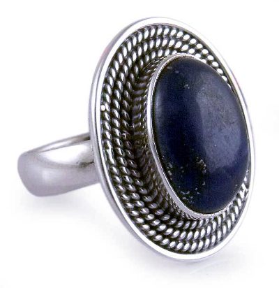 Lapis Lazuli Ring in Sterling Silver from India Jewelry