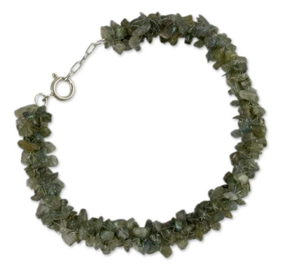 Fair Trade India Beaded Jewelry Labradorite Bracelet