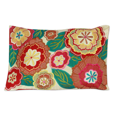 Floral Patterned Cushion Cover