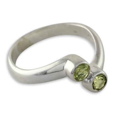 Sterling Silver Ring with Peridot