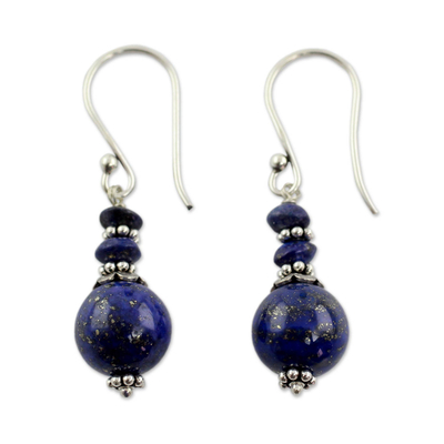 Fair Trade Lapis Lazuli Handcrafted Earrings